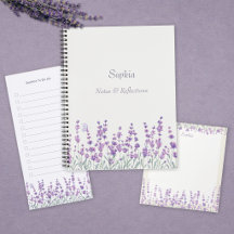 Watercolor Lavender Serenity: Soft Purple Border
