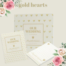 Be Organized Gold Hearts Wedding Set