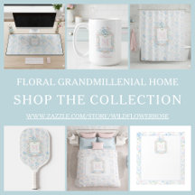Elegant Grandmillennial Floral Home Collection