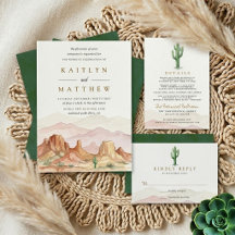 The Watercolor Desert Range Wedding Suite