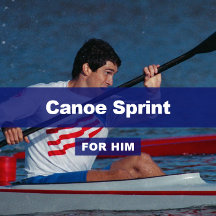 Men's T-Shirts for Canoe Sprint Lovers