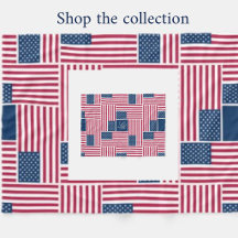 Patriotic monogrammed home decor