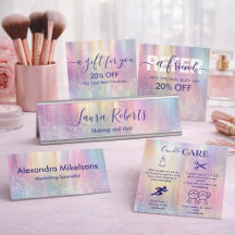 Pastel Holographic Professional Branding