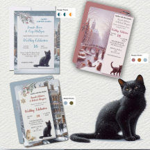 Winter Celebrations in the Snow, with Kittens