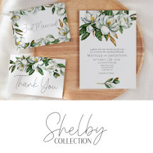 Shelby • Elegant Magnolia Flower Wedding Suite