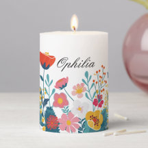 Floral Candle Designs Collection