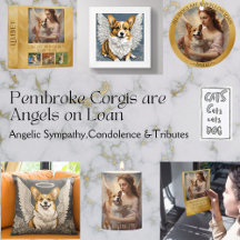 Dog Loss Sympathy and Memorial Pembroke Corgi