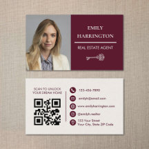 Classic Key Maroon Real Estate Agent