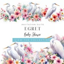Egret Baby Shower