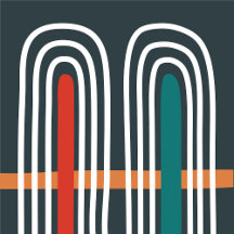 Abstract Rainbow Art