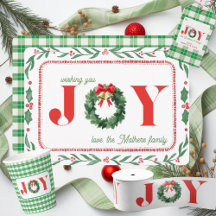 Cozy Green Christmas Plaid