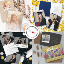 2026 MODERN GRADUATION PHOTO THANK YOU CARDS 