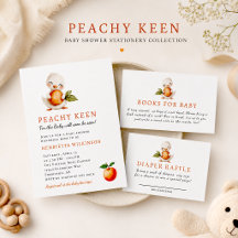 Peachy keen ducking baby shower 