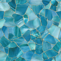 Watercolor Mosaic Stained Glass Decoupage 