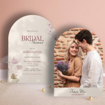 Romantic Dusty Blush Floral Bridal Shower Suite