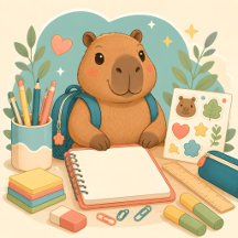 Capybara Back To School Gifts