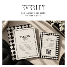 EVERLEY Old Money Checkered Wedding Suite