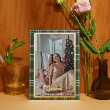 Modern Script Happy Holidays Photo Card