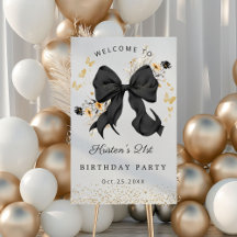 Elegant Black Bow Collection