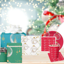 Elegant Gold Glass Bauble Christmas Collection