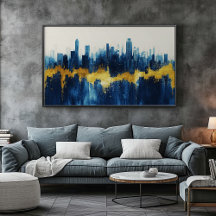 BLUE AND GOLD