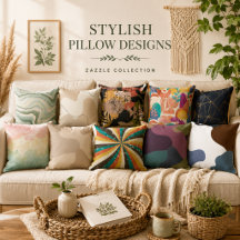 Modern Abstract Home Decor Pillows