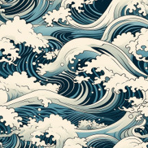 Wave Elegance Hokusai