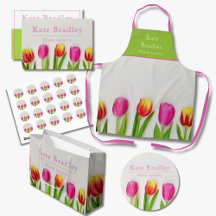 Bright & Vibrant Florist Business branding