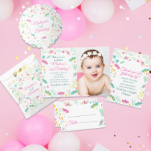 White Butterfly Garden 2nd Birthday Party Theme