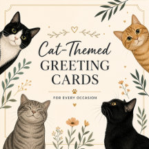 Cat-Themed Greeting Cards