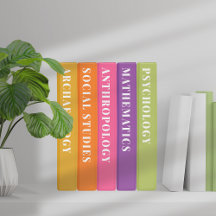 Personalized School Binders in Bright Colors