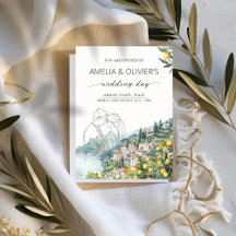 Amalfi Coast Italy Summer Wedding Collection