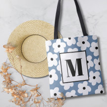 Retro White Flowers