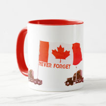 Canadian Trucker Convoy - Never Forget
