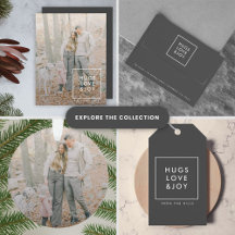 Hugs Love & Joy | Charcoal Gray