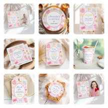 Pastel Hand Drawn Girl Birthday Party