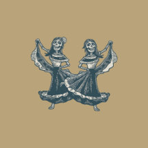 Calavera Collection (Lesbian Couple) Red/Brown