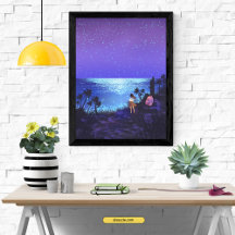 Starry Midnight Sky