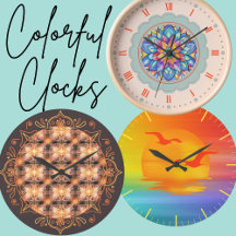 Colorful Clocks