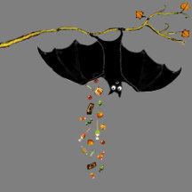 FUNNY HALLOWEEN BAT