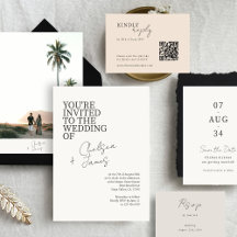 Chic & Modern Minimalist Wedding Suite