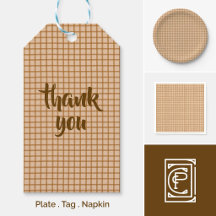 Rustic Warm Brown Partyware | Rustic Party Set