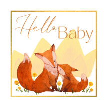 Baby Shower Foxes themed