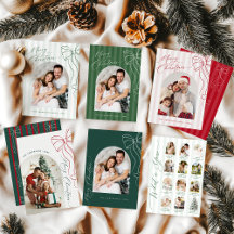 Elegant Hand Drawn Bow Christmas Collection