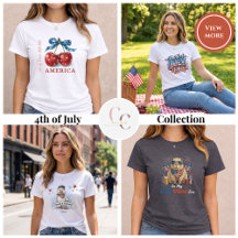 America 250 and 4th of July T-Shirts