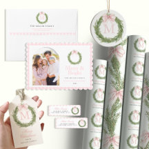 Preppy Wreath Christmas Season