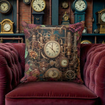 Steampunk Throw Pillows