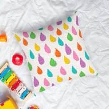 Rainy Day Pillows on Cream