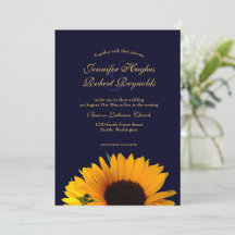 Sunflower Wedding Collection (Navy Blue)