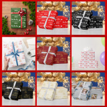 Modern Christmas Gift Wrapping